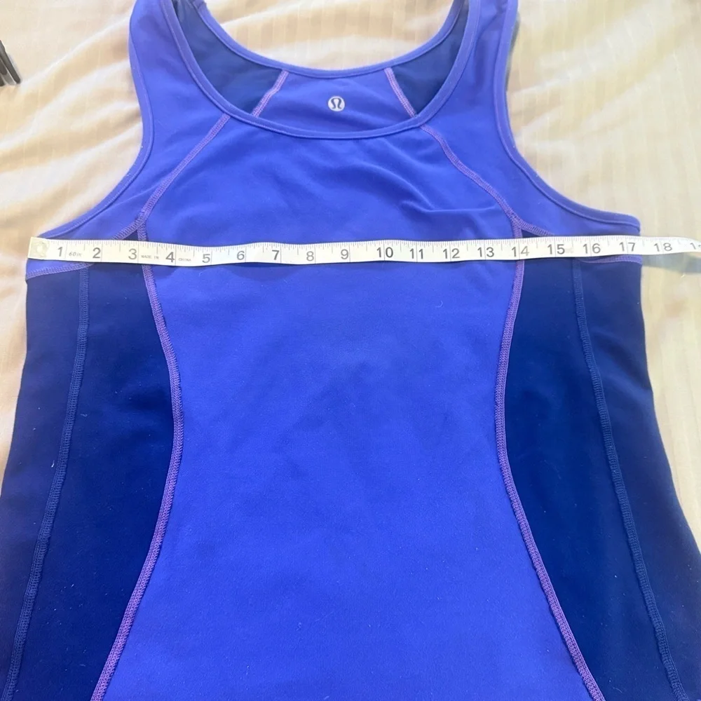 Lululemon Women's Blue Sleeveless Top